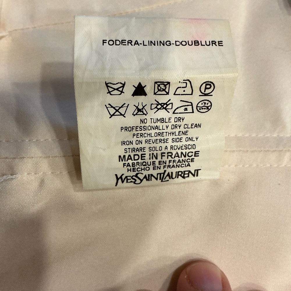 Archival YSL by Stefano Plato 2008 structured silk bustier size fr36 us0 - Picture 11 of 13